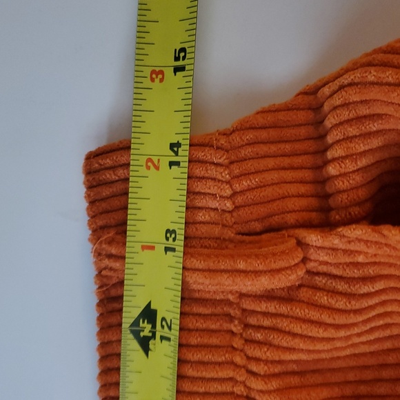 Wide Leg Corduroy Pants in Orange - Picture 12 of 14